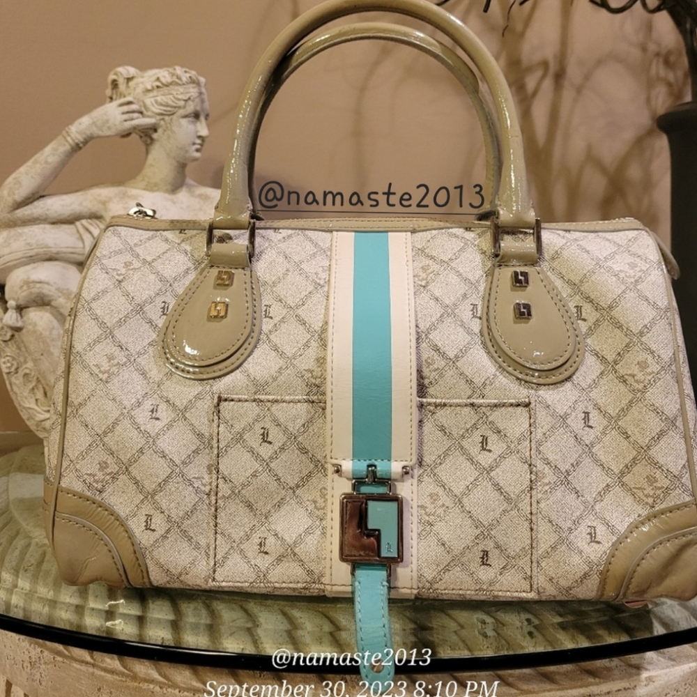 L.A.M.B. Gwen Stefani Shadow Mandeville Satchel Handbag Luxury Designer #528
